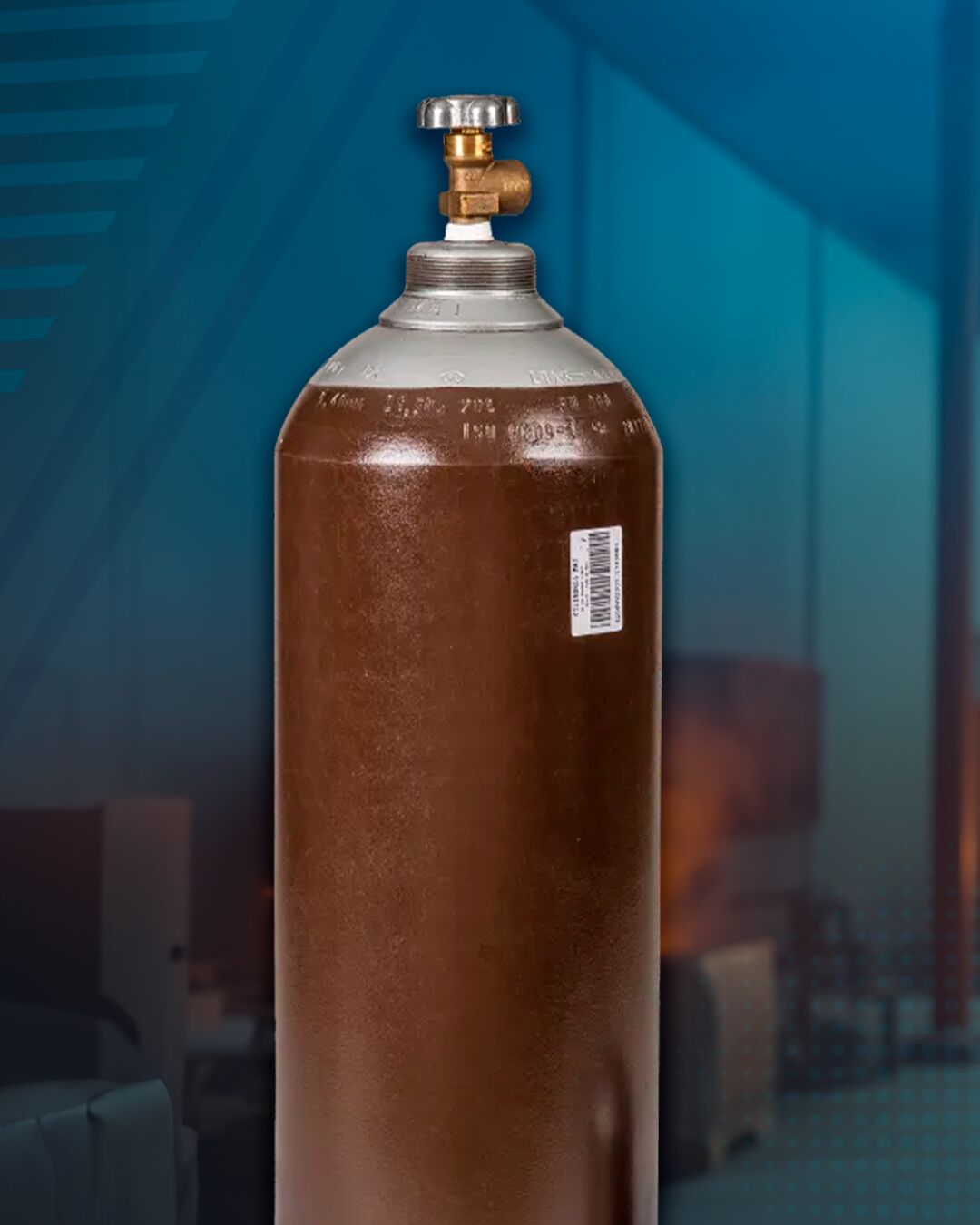 Cilindro de Gás Industrial